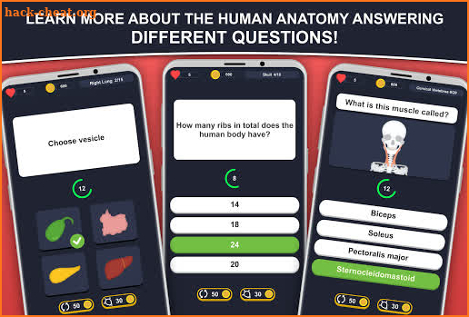 Anato Trivia -  Quiz on Human Anatomy screenshot