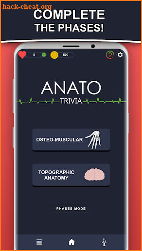 Anato Trivia -  Quiz on Human Anatomy (No Ads) screenshot