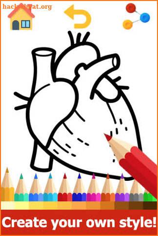 Anatomy Coloring Book - Anatomy Coloring Pages screenshot