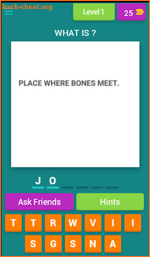 ANATOMY OF BONES, TISSUES AND JOINTS screenshot