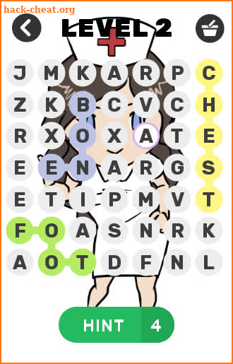 Anatomy Scramble Word Find screenshot