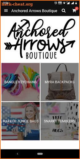 Anchored Arrows Boutique screenshot