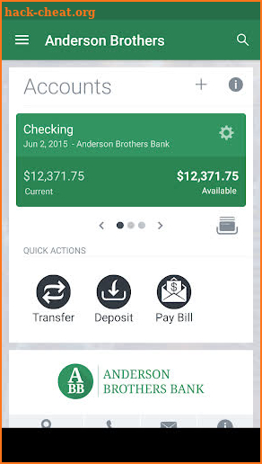 Anderson Brothers Bank screenshot