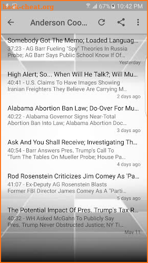 Anderson Cooper Podcast, Daily Update screenshot