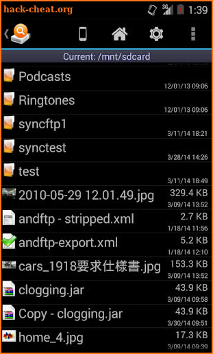 AndExplorerPro (file manager) screenshot