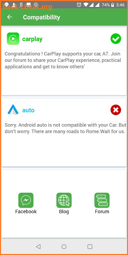 Android Auto Checker screenshot