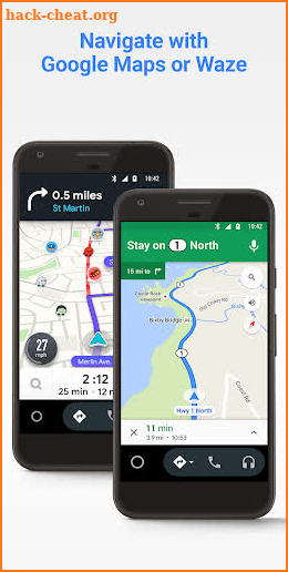 Android Auto for phone screens screenshot