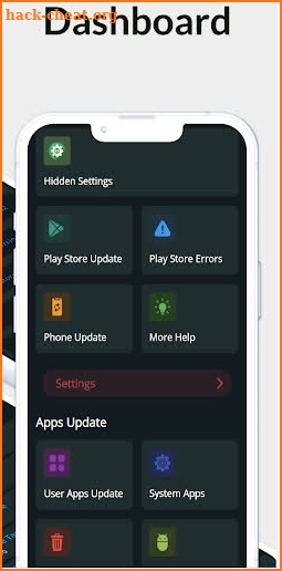 Android Hidden Settings screenshot