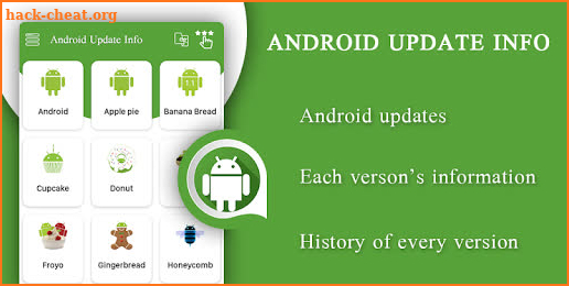 Android Latest Versions Update Info screenshot