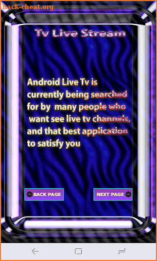 Android Live Tv App Tips screenshot