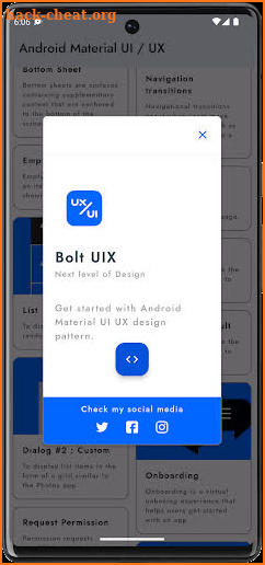Android Material UI/UX screenshot