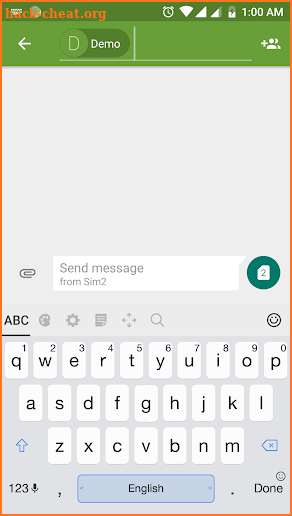Android Messages (AOSP) screenshot