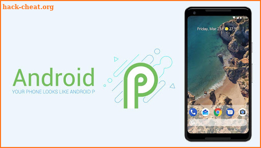 Android P Launcher Theme 2018 screenshot