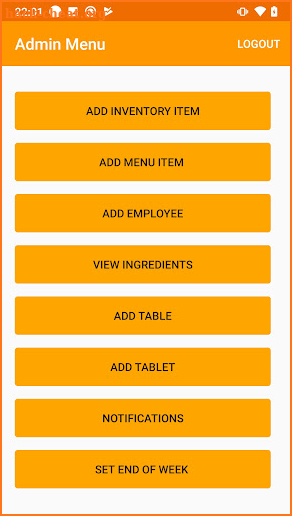 Android - Restaurant Management screenshot