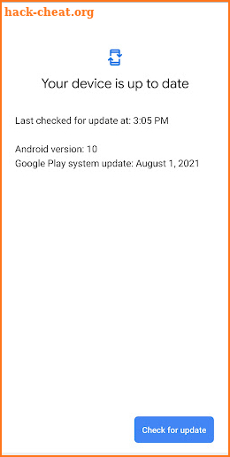 Android System Update screenshot