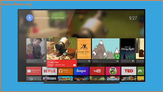 Android TV Launcher screenshot