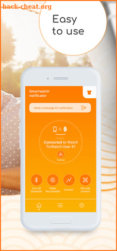 Android wear app: Smartwatch & Bluetooth notifier screenshot