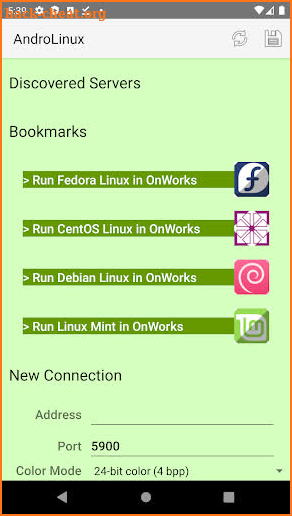 AndroLinux - Linux for Android screenshot
