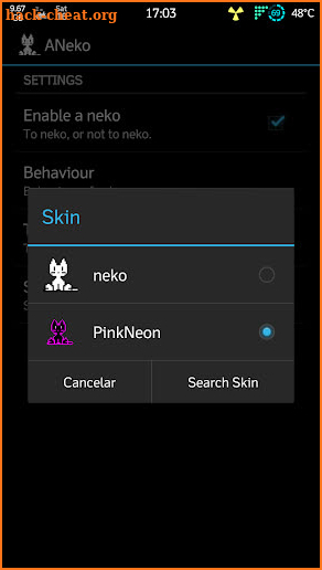 ANeko skin PinkNeon screenshot