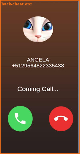 Angela’s 📱 talking & Video Call + Chat Simulator screenshot
