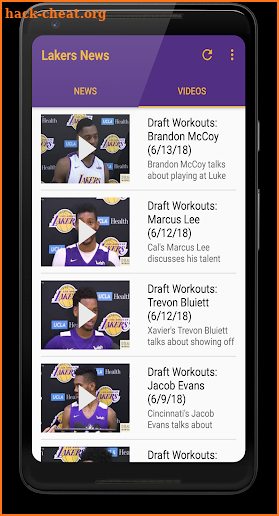 Angeles Lakers News screenshot