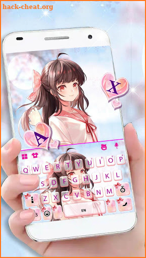 Angelic Sailor Girl Keyboard Theme screenshot