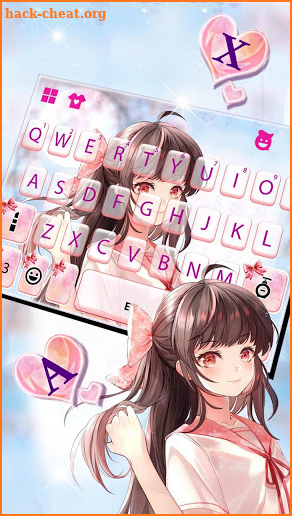 Angelic Sailor Girl Keyboard Theme screenshot