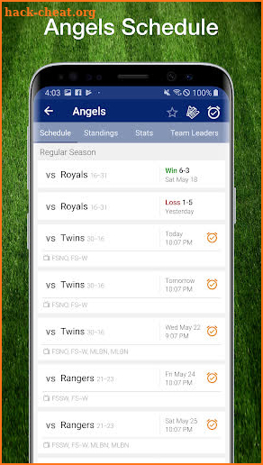 Angels Baseball: Live Scores, Stats, Plays & Games screenshot