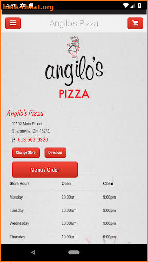 Angilo's Pizza Sharonville screenshot