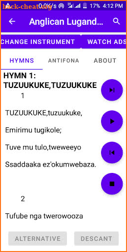 Anglican Luganda Hymns screenshot