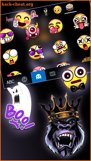 Angry Ape King Keyboard Theme screenshot