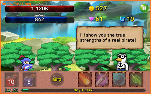 Angry Baby - Side-scroll Idle RPG screenshot