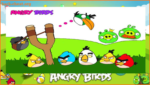 angry birds coloring book screenshot