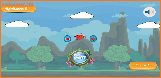 Angry Birds flying screenshot