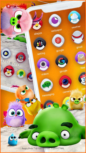 Angry Birds Hatchlings Themes & Live Wallpapers screenshot