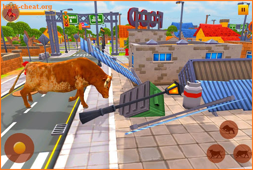 Angry Bull City Rampage: Bull Games screenshot