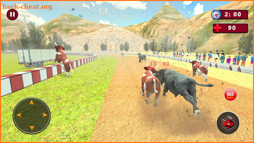 Angry Bull Racing Attack screenshot