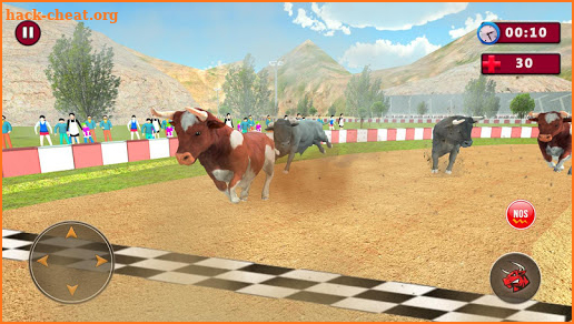 Angry Bull Racing Attack screenshot