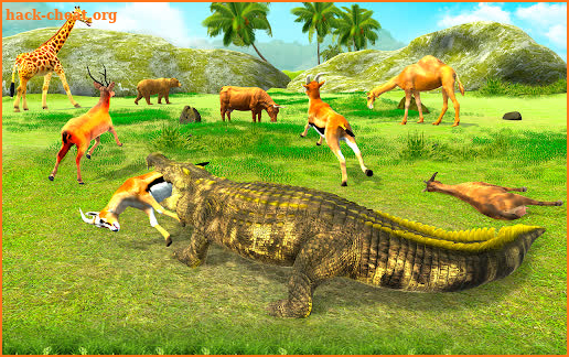 Angry Crocodile Animal Attack games 2021 screenshot