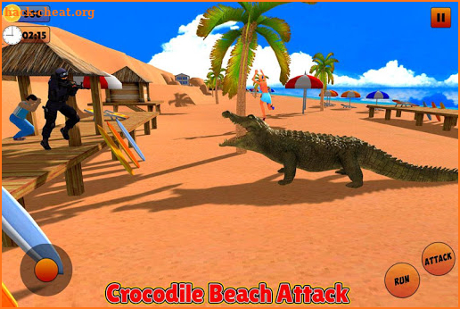 Angry Crocodile Beach Attack Simulator screenshot