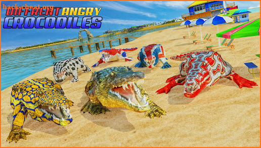 Angry Crocodile Game: New Wild Hunting Games screenshot
