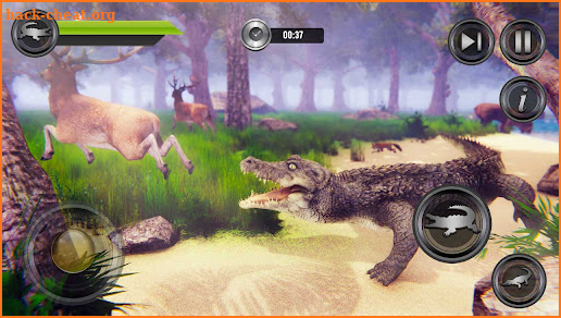 Angry Crocodile Wild Attack 3D screenshot