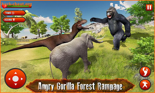 Angry Gorilla Attack : Wild Animal Jungle Survival screenshot