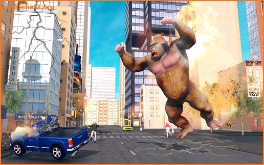 Angry Gorilla evolution : hit and city smash screenshot