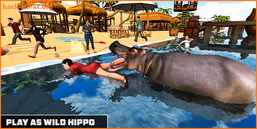 Angry Hippo Attack Simulator-City & Beach Attack screenshot