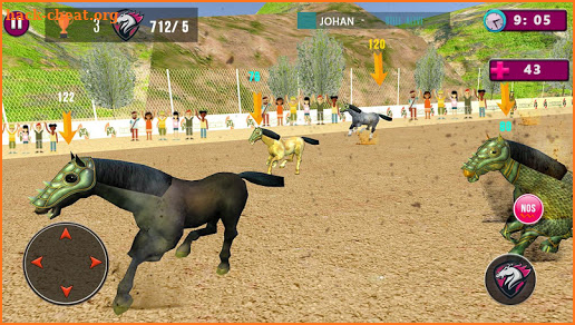 Angry Horse Racing 3D Simulator screenshot
