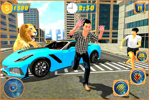 Angry Lion City Attack Simulator 2019 screenshot
