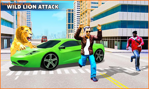 Angry Lion City Attack: Wild Animal Games 2020 screenshot