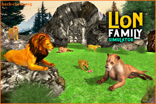 Angry Lion Family Simulator: Animal Adventure Game screenshot