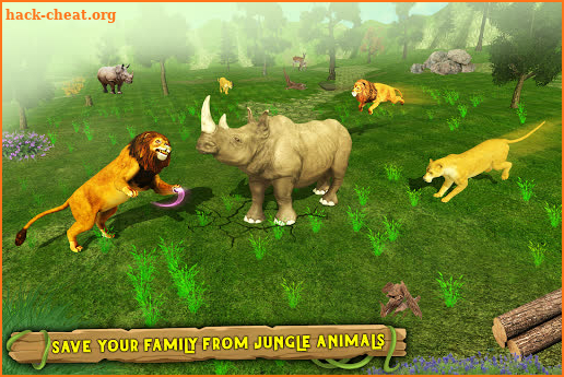 Angry Lion Family Simulator: Animal Adventure Game screenshot